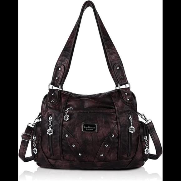 Angel Barcelo Roomy Fashion Hobo Womens Handbags Ladies Purses Satchel Shoulder